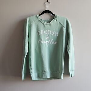 Crooks & Castles - Light Green Crewneck - Size Small